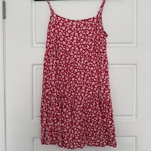 American Eagle ditzy floral tiered babydoll dress